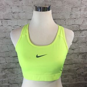 Yellow Nike Sports Bra